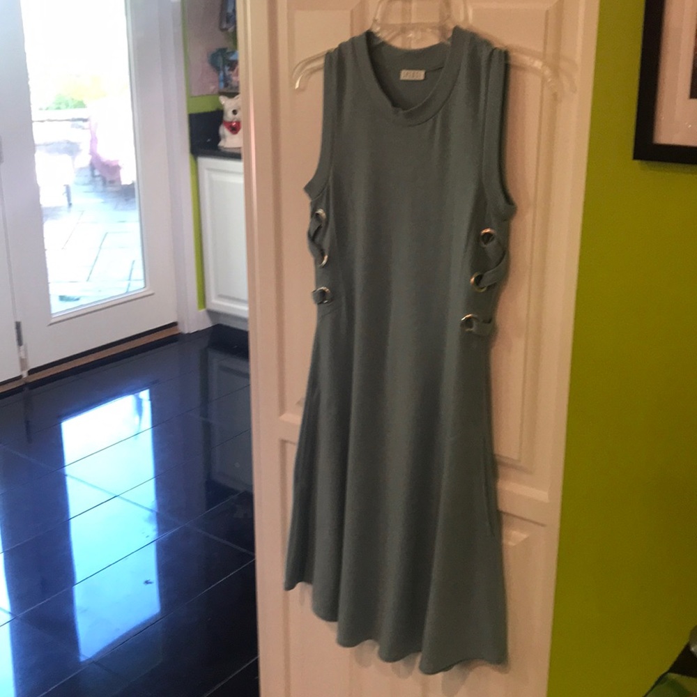Blue fall dress